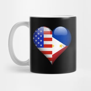 Half American Half Filipino - Gift for Filipino From Philippines Mug